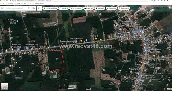 Bán đất măt tiền trung tâm bàu bàng , đường trừ văn thố 23 rộng 6m . ngay trung tâm khu công nghiệp