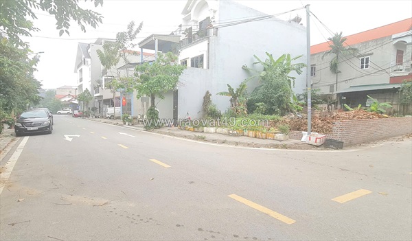 Bán lô 2 mặt tiền tại phố lê quảng ba, liên bảo, vĩnh yên. dt 102m2