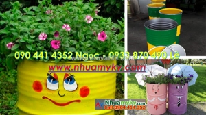 Bán thùng phuy sắt 220 lít cũ, thùng phuy sắt nắp kín qua sử dụng tại long an