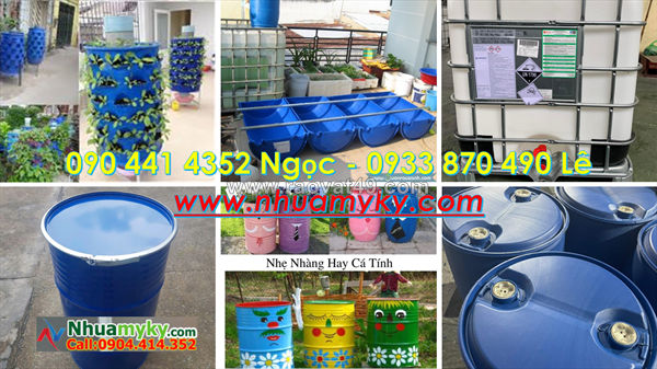 Bán thùng phuy sắt 220 lít cũ, thùng phuy sắt nắp kín qua sử dụng tại long an