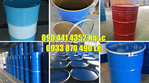 Bán thùng phuy sắt chuyên đựng nhiên liệu: xăng, dầu tại tphcm