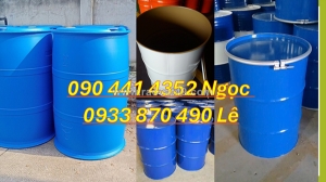 Bán thùng phuy sắt mới 220 lít đựng hóa chất ngành gia dụng, axit, vi sinh, thuốc trừ sâu