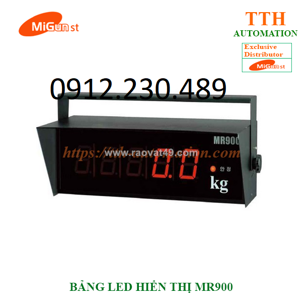 Bảng led hiển thị cân điện tử mr900 5 số led đỏ, size 2.3inch