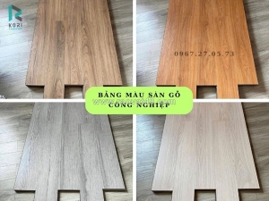 Bảng màu sàn gỗ công nghiệp bán chạy nhất 2026