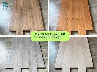 Bảng màu sàn gỗ công nghiệp bán chạy nhất 2026
