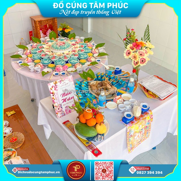 Bí ẩn đằng sau gạo muối trong mâm cúng mụ truyền thống