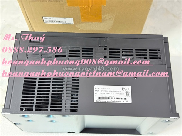 Biến tần inovance is580t030-r1 - giá gốc - hàng mới 100%