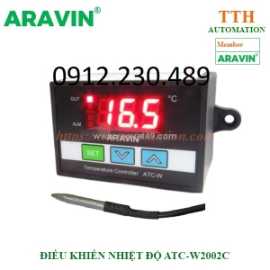 Bộ điều khiển nhiệt độ atc-w2002c  nhỏ gọn, dễ lắp