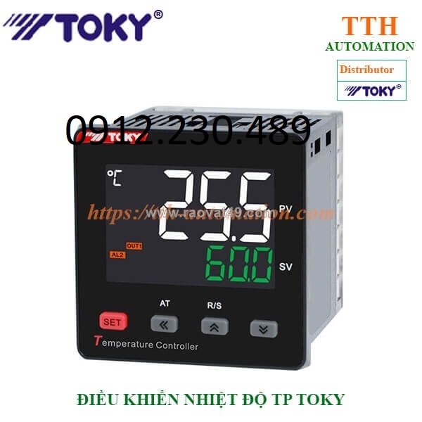 Bộ điều khiển nhiệt độ tp – pid công nghiệp, modbus-rtu rs485, gia nhiệt/làm mát 48×48; 72×72; 96×96; 96×48