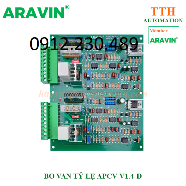 Bo kép điều khiển van tỷ lệ apcv-v1.4-d aravin sản xuất tại việt nam,