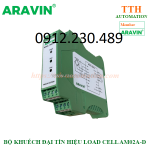 Bộ khuếch đại và chuyển đổi tín hiệu load cell am02a-d aravin