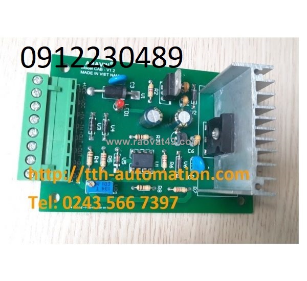 Bo mạch khuếch đại tín hiệu cab-v1.2  aravin   dùng khuếch đại tín hiệu điều khiển.