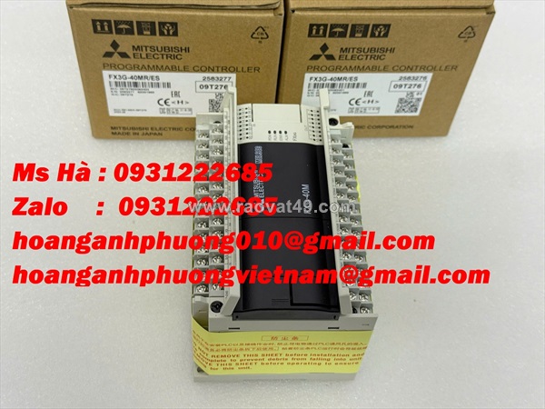 Bộ plc mitsubishi fx3g-40mr/es hàng mới - bán toàn quốc