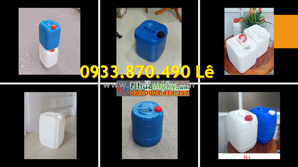 Can 20 lít đựng hóa chất nhựa nguyên sinh, can nhựa 25 lít màu xanh lá, can nhựa 30 lít đựng hóa chất trong bệnh viện