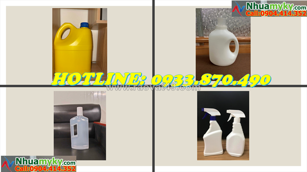 Can 4 lít vàng đựng nước lau sàn, can nhựa 3.8 lít đựng nước tẩy có vòi rót
