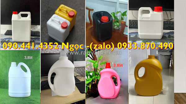 Can 500ml đựng nhớt trong gara, can 1 lít đựng dung dịch vệ sinh điện tử, can 2 lít trong đựng thực phẩm