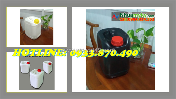 Can đựng hóa chất thoát khí 20 lít, can nhựa 25 lít đựng chất sinh khí độc