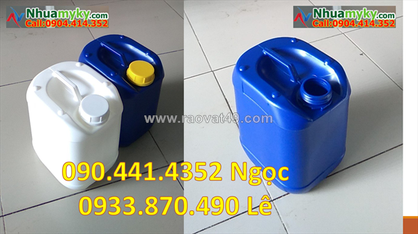 Can nhựa 1 lít vuông, can nhựa 3.6 lít đựng nước lau sàn, can nhựa 3.8 lít vàng đựng nước rửa chén
