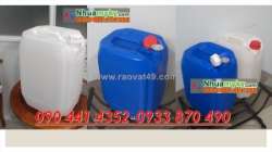 Can nhựa 20 lít xuất khẩu trung gian hóa chất, can nhựa 10 lít đựng hóa chất phụ trợ