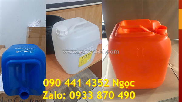 Can nhựa 25 lít tròn, can nhựa 20 lít đựng phân bón, can nhựa 10 lít đựng thuốc tăng trưởng