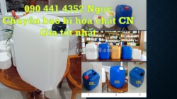Can nhựa 30 lít đựng hóa chất ngành nông nghiệp, thùng nhựa 25 lít vuông xanh
