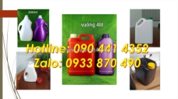 Can nhựa 3.6 lít đựng nước lau sàn, vỏ can nhựa 3.8 lít đựng nước giặt công nghiệp