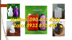 Can nhựa 3.6 lít đựng nước lau sàn, vỏ can nhựa 3.8 lít đựng nước giặt công nghiệp