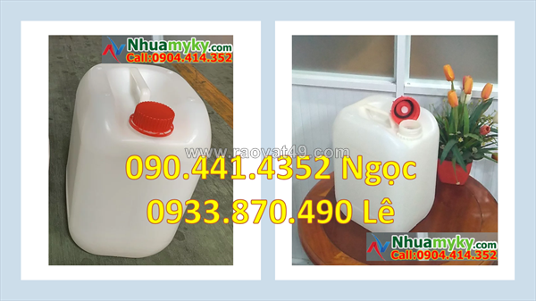 Can nhựa 5 lít đựng hóa chất đặc dụng, can nhựa 2 lít dày đựng hóa chất chuyên dụng