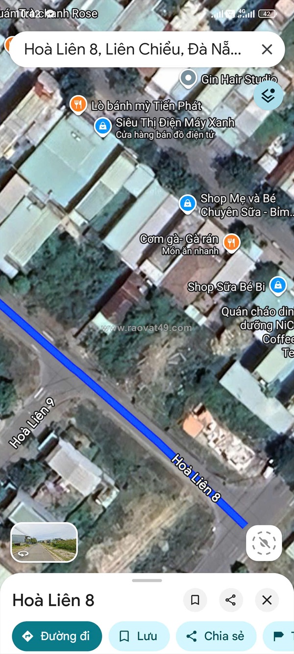 Cần tiền bán nhanh lô đất khu tái định cư hoà liên đường hoà liên 8, hoà liên,hoà vang,đn