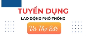 Cần tuyển lđpt và thợ sắt lãnh lương tuần làm tại q7