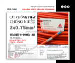 Cáp chống cháy chống nhiễu 2x0.75 altek kabel sẵn đà nẵng, bình định, phú yên