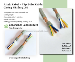 Cáp điều khiển 3x0.5/3x0.75/3x1.0/3x1.5 - altek kabel