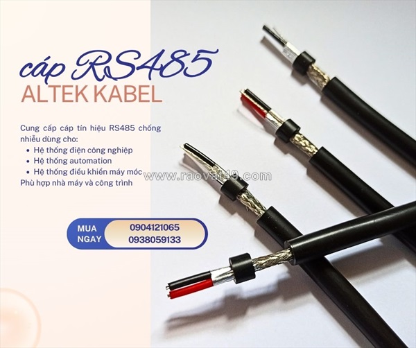 Cáp rs485 cho hệ thống truyền dữ liệu