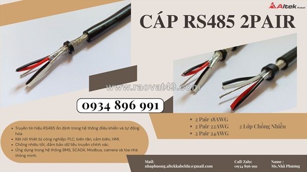 Cáp tín hiệu 2x1.5mm2 giao nhanh tại hà tĩnh, nghệ an, thanh hóa – hỗ trợ cắt lẻ