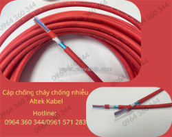Cáp tín hiệu chống nhiễu chống cháy 2x1.0mm2 giá tốt