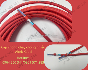 Cáp tín hiệu chống nhiễu chống cháy 2x1.0mm2 giá tốt