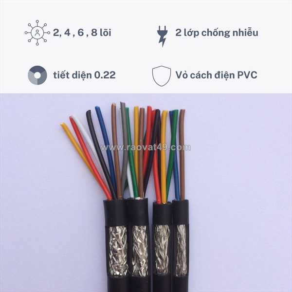 Cáp tín hiệu lõi đồng 0.22mm altek kabel tiêu chuẩn châu âu