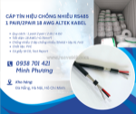 Cáp tín hiệu rs485 1 pair/ 2 pair awg chống nhiễu – giá tốt, sẵn kho đà nẵng