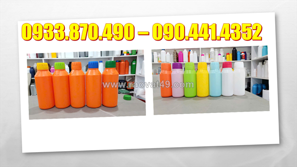 Chai 50ml nắp vặn, chai nhựa 100ml nắp xé, chai đựng hóa chất 250ml
