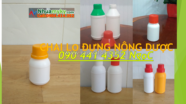 Chai nhựa 100ml đựng thuốc tây pha loãng, chai nhựa 50ml đựng chất làm cứng vải