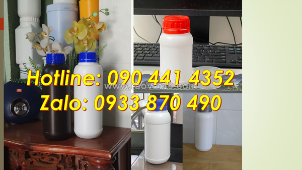 Chai nhựa 250ml đựng chất có độc tính cao, chai nhựa 100ml đựng dung dịch đậm đặc