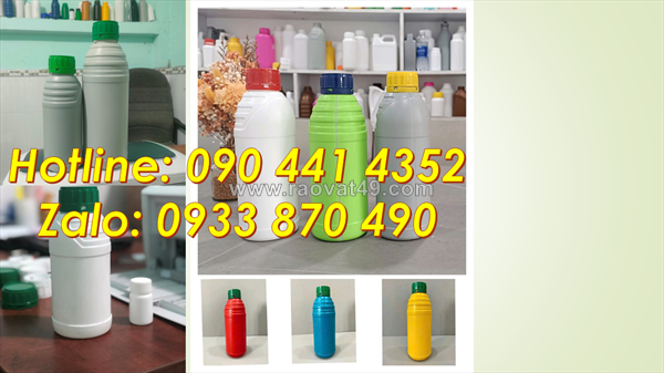 Chai nhựa 250ml đựng chất có độc tính cao, chai nhựa 100ml đựng dung dịch đậm đặc