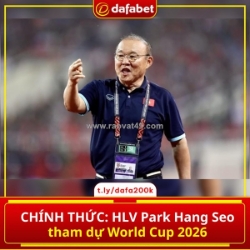 Chính thức: hlv park hang-seo góp mặt tại world cup 2026!