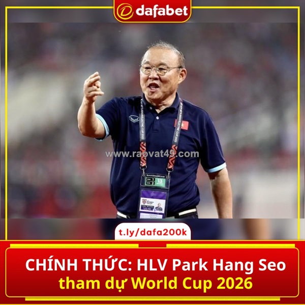 Chính thức: hlv park hang-seo góp mặt tại world cup 2026!