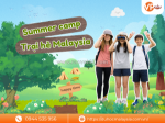 Cho con đi trại hè malaysia - vừa học tiếng anh vừa trải nghiệm quốc tế giá tốt