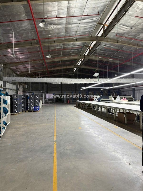 Cho thuê kho xưởng 2.600m² tại tân dân, khoái châu, hưng yên – pccc tự động.