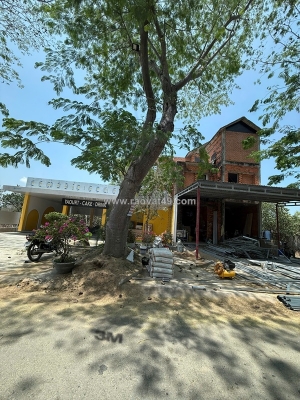 Cho thuê nhà mặt tiền và cửa hàng 500m2 tại cần giờ cách vicom 150m