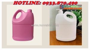 Chuyên can đựng axit 5 lít, can nhựa 4 lít đựng gel đánh bóng, can 2 lít đựng dầu nhớt