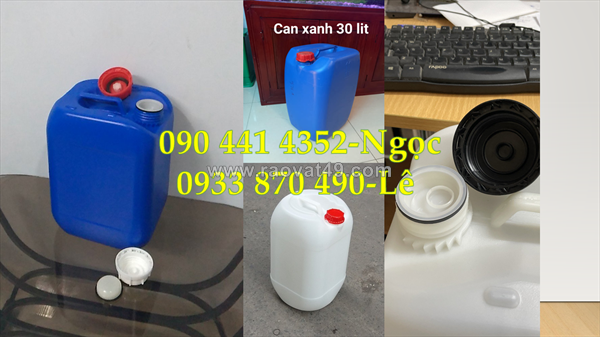 Chuyên can nhựa 20 lít, can 25 lít đựng thuốc trừ sâu, can nhựa 30 lít đựng thuốc diệt mầm bệnh