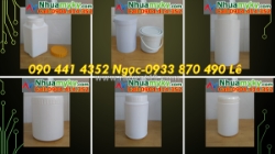 Chuyên cung cấp hủ nhựa 50gr, hộp nhựa 100g trắng, hủ nhựa 250gr nắp đỏ, hủ đựng hóa chất 500g